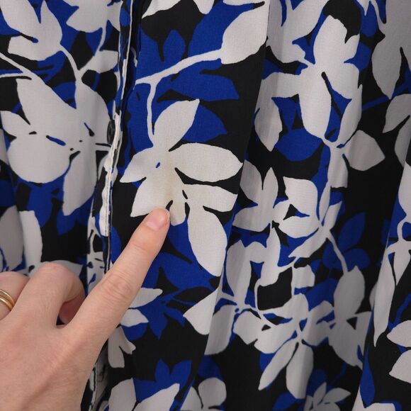 Catherines button up tunic top Plus Size 5X - Picture 11 of 15